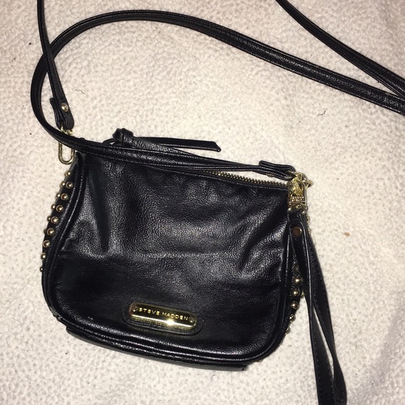 Steve Madden Handbags - Mini Black Messenger Bag